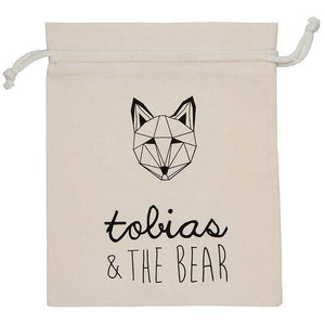 Just Call Me Fox Cotbed Sheet, Tobias & the Bear - BubbleChops LLC