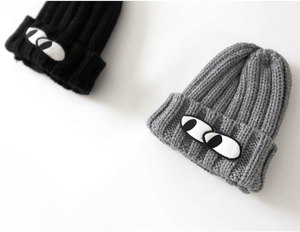 Chunky Knit Eyes Hat, Hetzebebe - BubbleChops LLC
