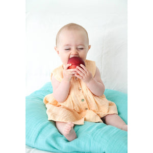 Peach Dress (Organic Cotton), Poudre Organic - BubbleChops LLC