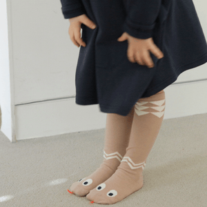 Snake Socks in Beige, Mini Dressing - BubbleChops LLC