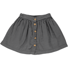 Midi Skirt in Irongate (Organic Cotton), Poudre Organic - BubbleChops LLC