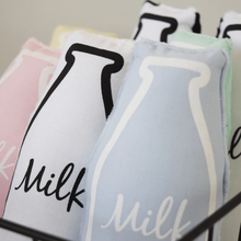 White Milk Bottle Rattle, The Milk Collective - BubbleChops LLC